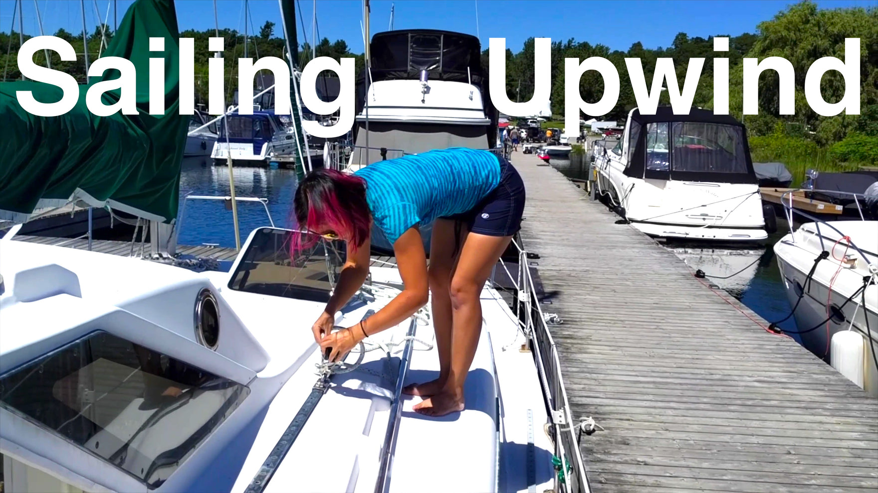 Episode 09 - Learning to Sail Upwind on a Catamaran